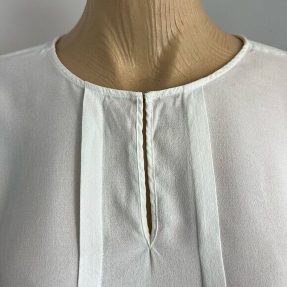 Tiger of Sweden Women’s 36 U.S. Small White Acrylic Long Sleeve Blouse Top - Picture 3 of 15